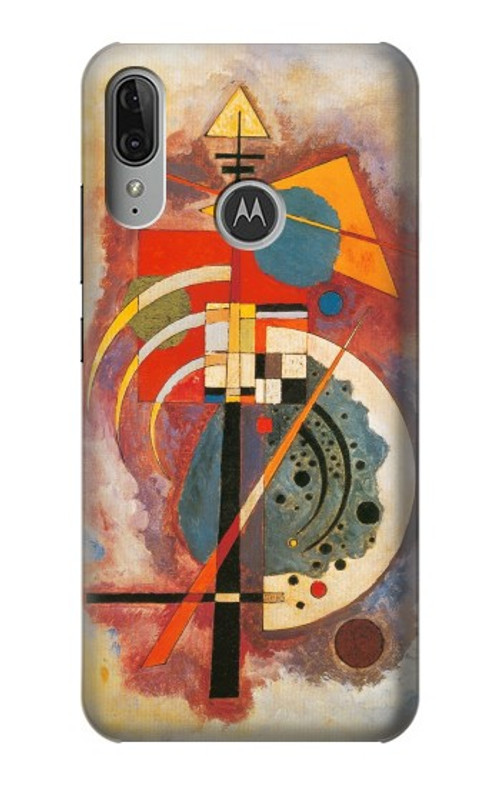 S3337 Wassily Kandinsky Hommage a Grohmann Case Cover Custodia per Motorola Moto E6 Plus, Moto E6s