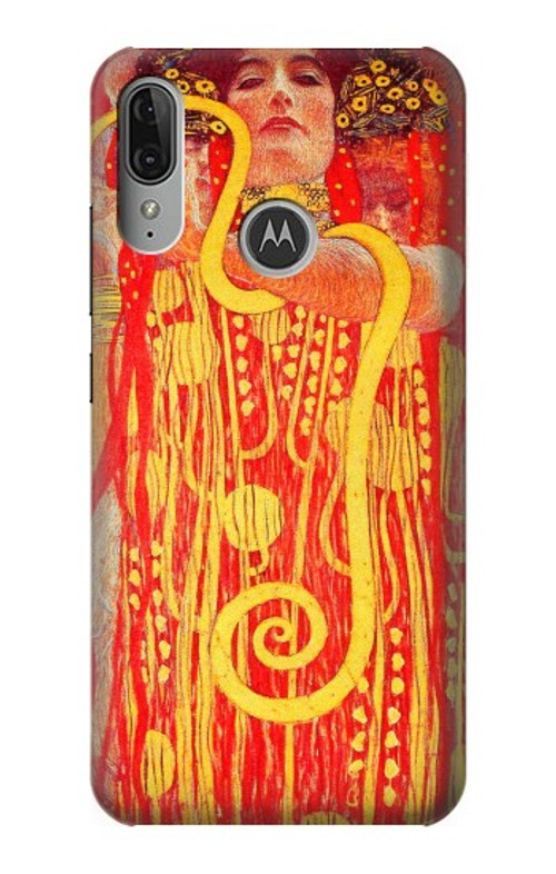 S3352 Gustav Klimt Medicine Case Cover Custodia per Motorola Moto E6 Plus, Moto E6s