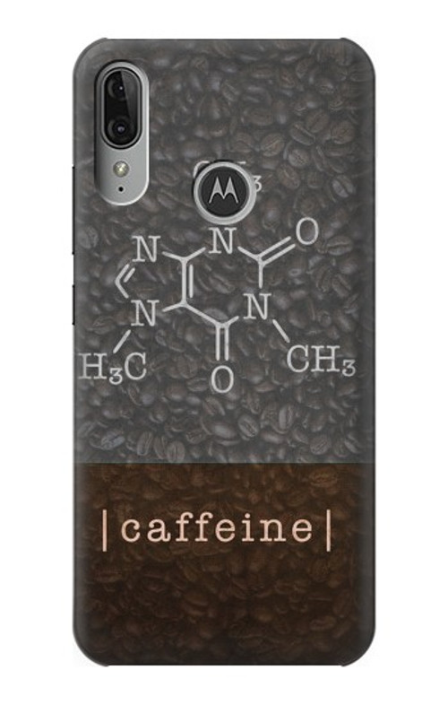 S3475 Caffeine Molecular Case Cover Custodia per Motorola Moto E6 Plus, Moto E6s