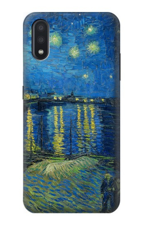 S3336 Van Gogh Starry Night Over the Rhone Case Cover Custodia per Samsung Galaxy A01