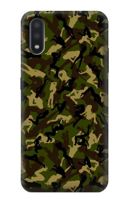 S3356 Sexy Girls Camo Camouflage Case Cover Custodia per Samsung Galaxy A01