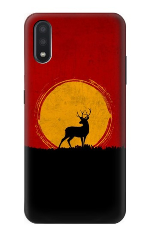 S3513 Deer Sunset Case Cover Custodia per Samsung Galaxy A01