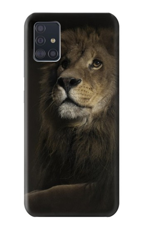 S0472 Lion Case Cover Custodia per Samsung Galaxy A51