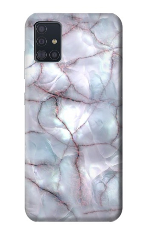 S2316 Dark Blue Marble Texture Graphic Print Case Cover Custodia per Samsung Galaxy A51