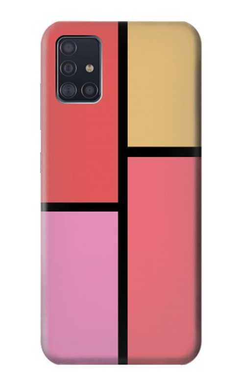 S2795 Cheek Palette Color Case Cover Custodia per Samsung Galaxy A51