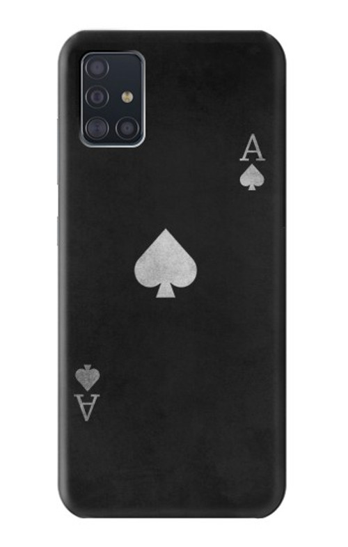 S3152 Black Ace of Spade Case Cover Custodia per Samsung Galaxy A51