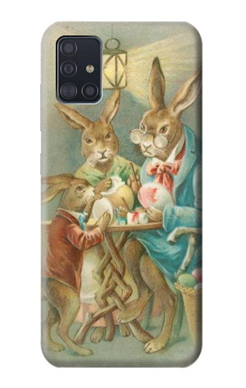 S3164 Easter Rabbit Family Case Cover Custodia per Samsung Galaxy A51