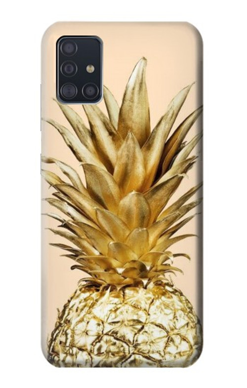 S3490 Gold Pineapple Case Cover Custodia per Samsung Galaxy A51