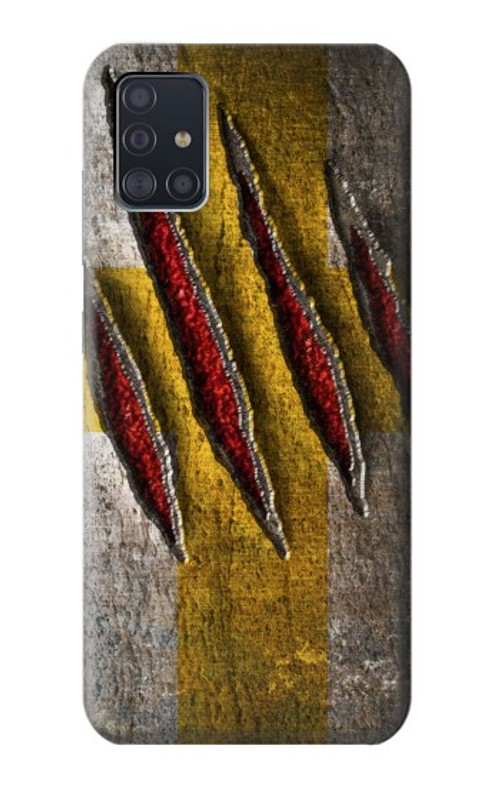 S3603 Wolverine Claw Slash Case Cover Custodia per Samsung Galaxy A51