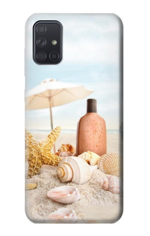 S1425 Seashells on The Beach Case Cover Custodia per Samsung Galaxy A71