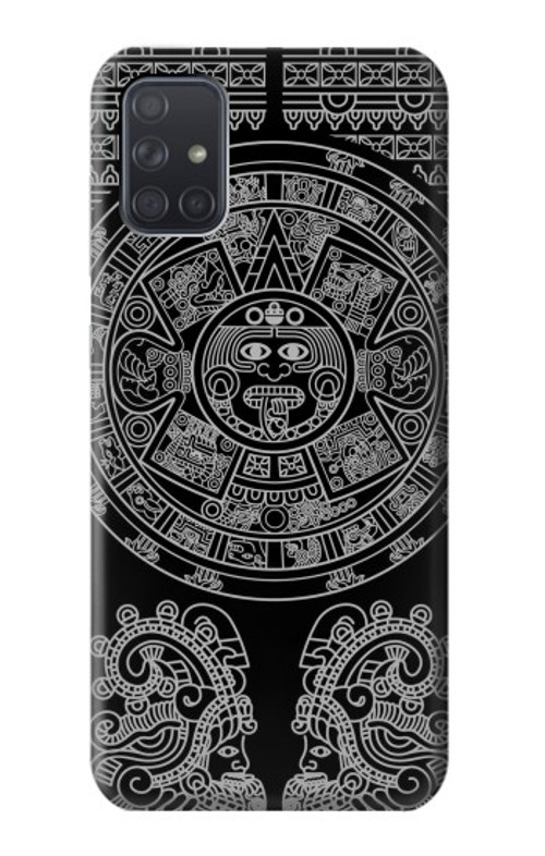 S1838 Mayan Pattern Case Cover Custodia per Samsung Galaxy A71