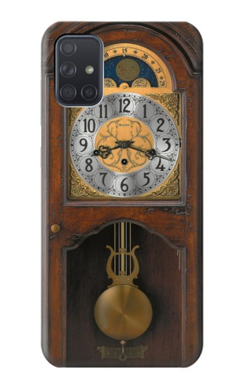 S3173 Grandfather Clock Antique Wall Clock Case Cover Custodia per Samsung Galaxy A71