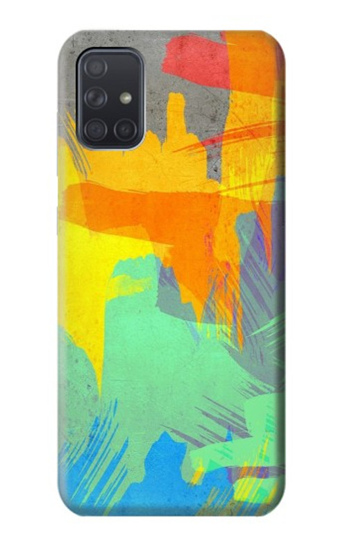 S3423 Brush Stroke Case Cover Custodia per Samsung Galaxy A71