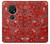 S3354 Red Classic Bandana Case Cover Custodia per Nokia 7.2