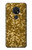 S3388 Gold Glitter Graphic Print Case Cover Custodia per Nokia 7.2