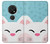 S3542 Cute Cat Cartoon Case Cover Custodia per Nokia 7.2