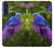 S1565 Bluebird of Happiness Blue Bird Case Cover Custodia per Motorola Moto G8 Plus