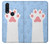 S3618 Cat Paw Case Cover Custodia per Motorola One Action (Moto P40 Power)