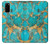 S2906 Aqua Turquoise Stone Case Cover Custodia per Samsung Galaxy S20