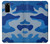 S2958 Army Blue Camo Camouflage Case Cover Custodia per Samsung Galaxy S20