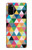 S3049 Triangles Vibrant Colors Case Cover Custodia per Samsung Galaxy S20