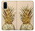 S3490 Gold Pineapple Case Cover Custodia per Samsung Galaxy S20