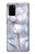 S2316 Dark Blue Marble Texture Graphic Print Case Cover Custodia per Samsung Galaxy S20 Plus, Galaxy S20+