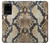 S2703 Snake Skin Texture Graphic Printed Case Cover Custodia per Samsung Galaxy S20 Plus, Galaxy S20+