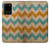 S3033 Vintage Wood Chevron Graphic Printed Case Cover Custodia per Samsung Galaxy S20 Plus, Galaxy S20+