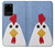 S3254 Chicken Cartoon Case Cover Custodia per Samsung Galaxy S20 Plus, Galaxy S20+