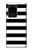 S1596 Black and White Striped Case Cover Custodia per Samsung Galaxy S20 Ultra