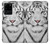 S2553 White Tiger Case Cover Custodia per Samsung Galaxy S20 Ultra S2553 White Tiger Case Cover Custodia per Samsung Galaxy S20 Ultra