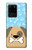 S2669 Cute Dog Paws Bones Cartoon Case Cover Custodia per Samsung Galaxy S20 Ultra