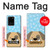 S2669 Cute Dog Paws Bones Cartoon Case Cover Custodia per Samsung Galaxy S20 Ultra