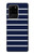 S2767 Navy White Striped Case Cover Custodia per Samsung Galaxy S20 Ultra