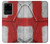 S3316 England Flag Vintage Football Graphic Case Cover Custodia per Samsung Galaxy S20 Ultra