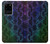 S3366 Rainbow Python Skin Graphic Print Case Cover Custodia per Samsung Galaxy S20 Ultra