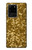 S3388 Gold Glitter Graphic Print Case Cover Custodia per Samsung Galaxy S20 Ultra