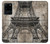 S3416 Eiffel Tower Blueprint Case Cover Custodia per Samsung Galaxy S20 Ultra