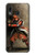 S0796 Japan Red Samurai Case Cover Custodia per Samsung Galaxy A20, Galaxy A30