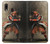 S0796 Japan Red Samurai Case Cover Custodia per Samsung Galaxy A20, Galaxy A30