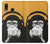 S2324 Funny Monkey with Headphone Pop Music Case Cover Custodia per Samsung Galaxy A20, Galaxy A30