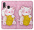 S3025 Pink Maneki Neko Lucky Cat Case Cover Custodia per Samsung Galaxy A20e