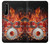 S1431 Skull Drum Fire Rock Case Cover Custodia per Sony Xperia 1 II