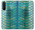 S3414 Green Snake Scale Graphic Print Case Cover Custodia per Sony Xperia 1 II