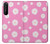 S3500 Pink Floral Pattern Case Cover Custodia per Sony Xperia 1 II