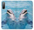 S1291 Dolphin Case Cover Custodia per Sony Xperia 10 II