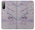 S3215 Seamless Pink Marble Case Cover Custodia per Sony Xperia 10 II