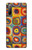 S3409 Squares Concentric Circles Case Cover Custodia per Sony Xperia 10 II