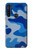 S2958 Army Blue Camo Camouflage Case Cover Custodia per Motorola Moto G8 Power